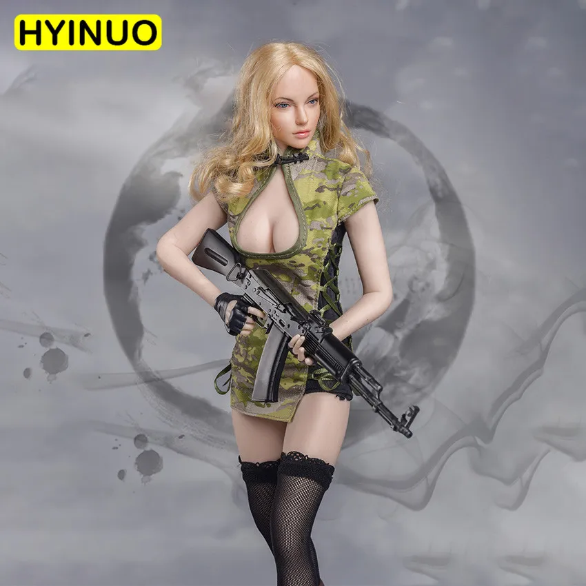 1/6 Масштаб Сексуальная девушка огонь игрушки FG061 Китайский ветер cheongsam девичий