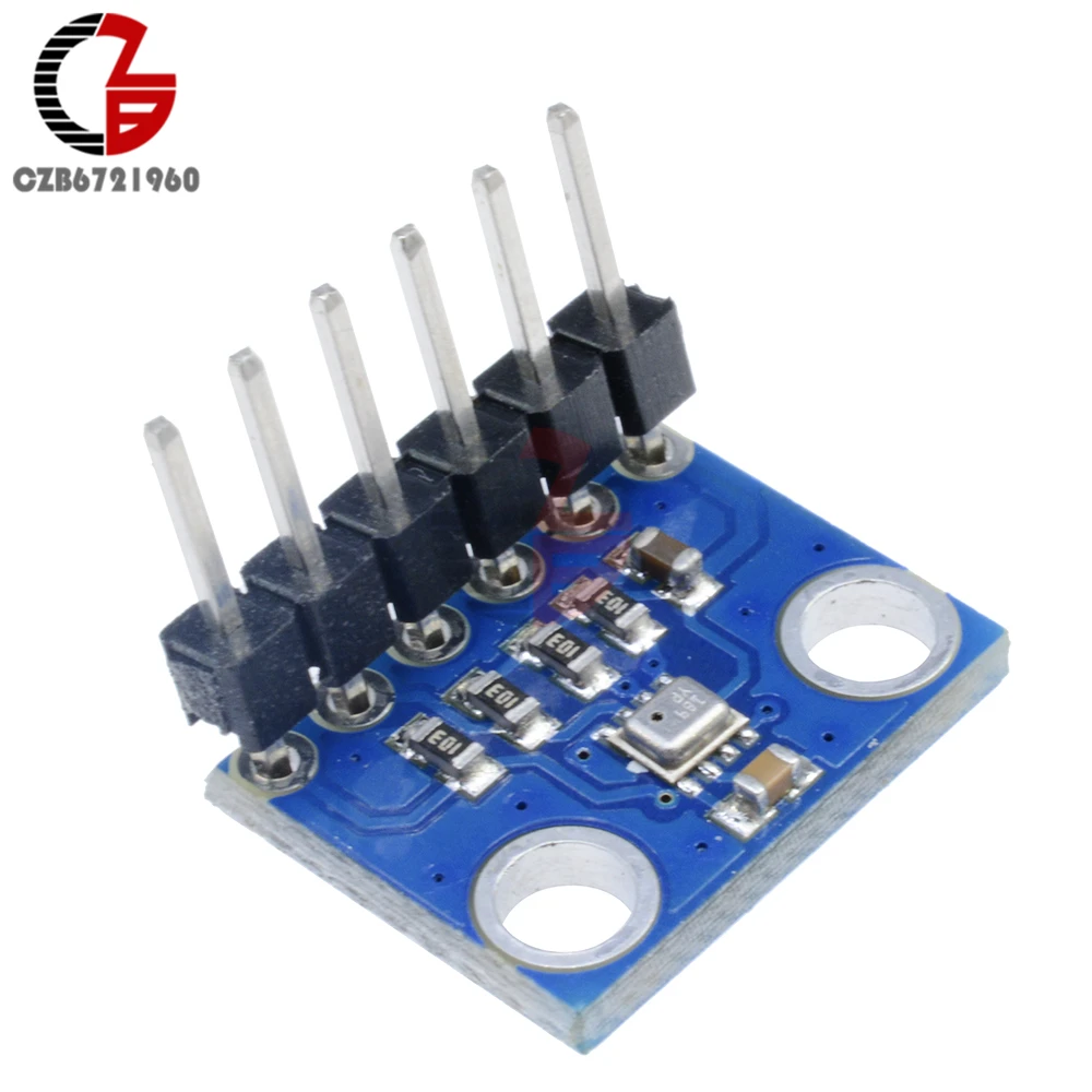 Цифровая плата датчика атмосферного давления BMP280 Swap IIC I2C SPI BME280 3 В синяя|Датчики