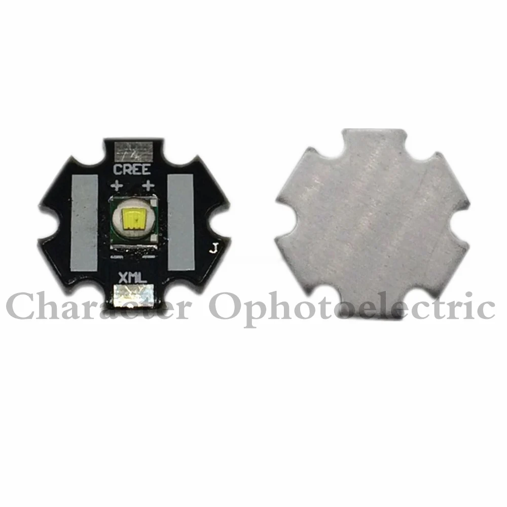 10 шт./лот Cree XLamp XML U2 Вт светодиодный излучатель холодный белый 6000k-6500K с 20 мм