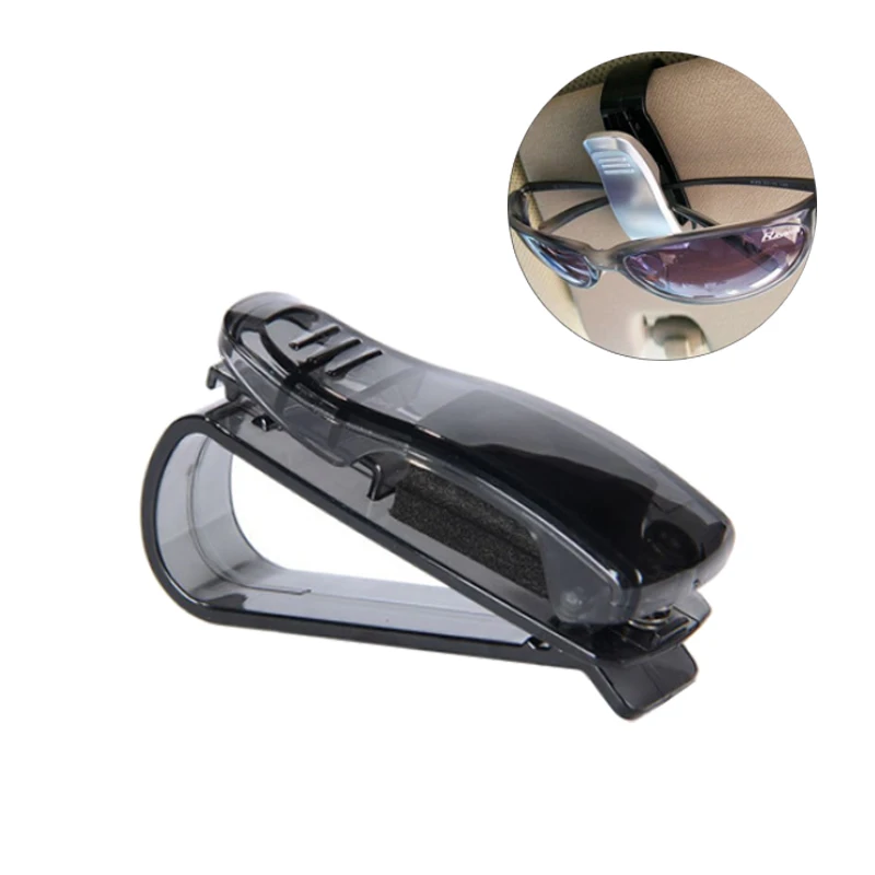 

Car Visor Spectacles Sunglass Eye Glasses Ticket Receipt Card Holder Storage Clip Stand Shelves Mount Car styling accessories