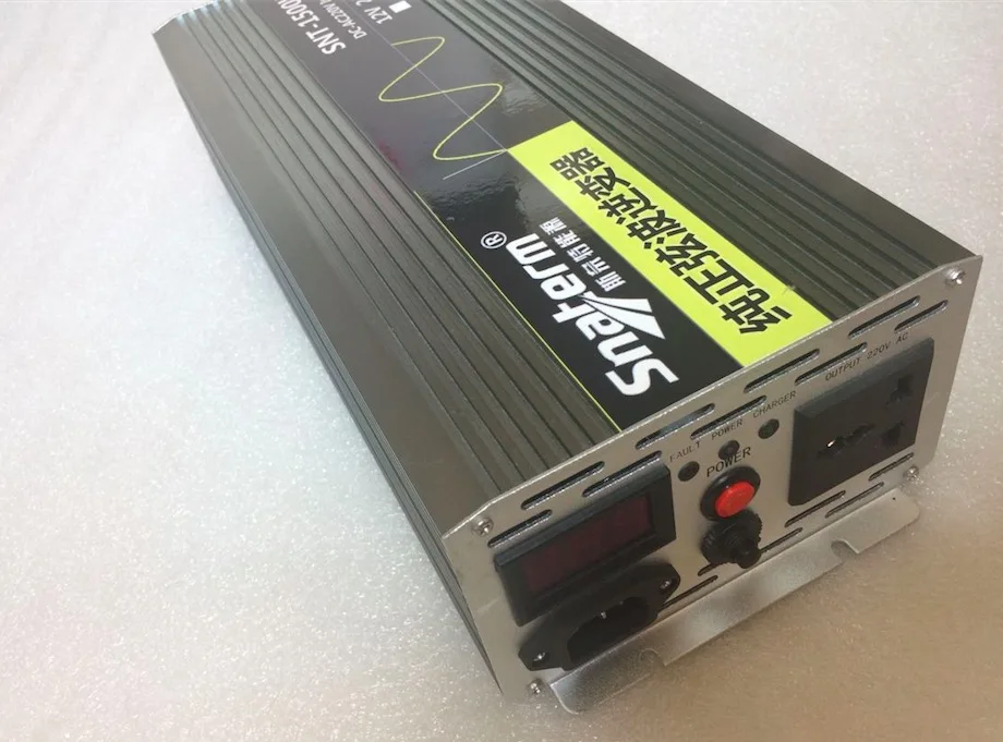 1500 Вт Инвертор DC12V/24 В/48 В к AC220V/AC230V 50 Гц 60 с AC зарядное устройство решетки чистая