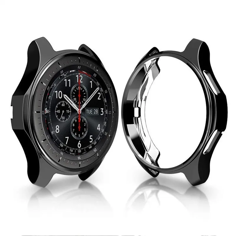 Тонкий Гальванизированный ТПУ чехол для Samsung Gear S3 Classic/Frontier Смарт-часы покрытие