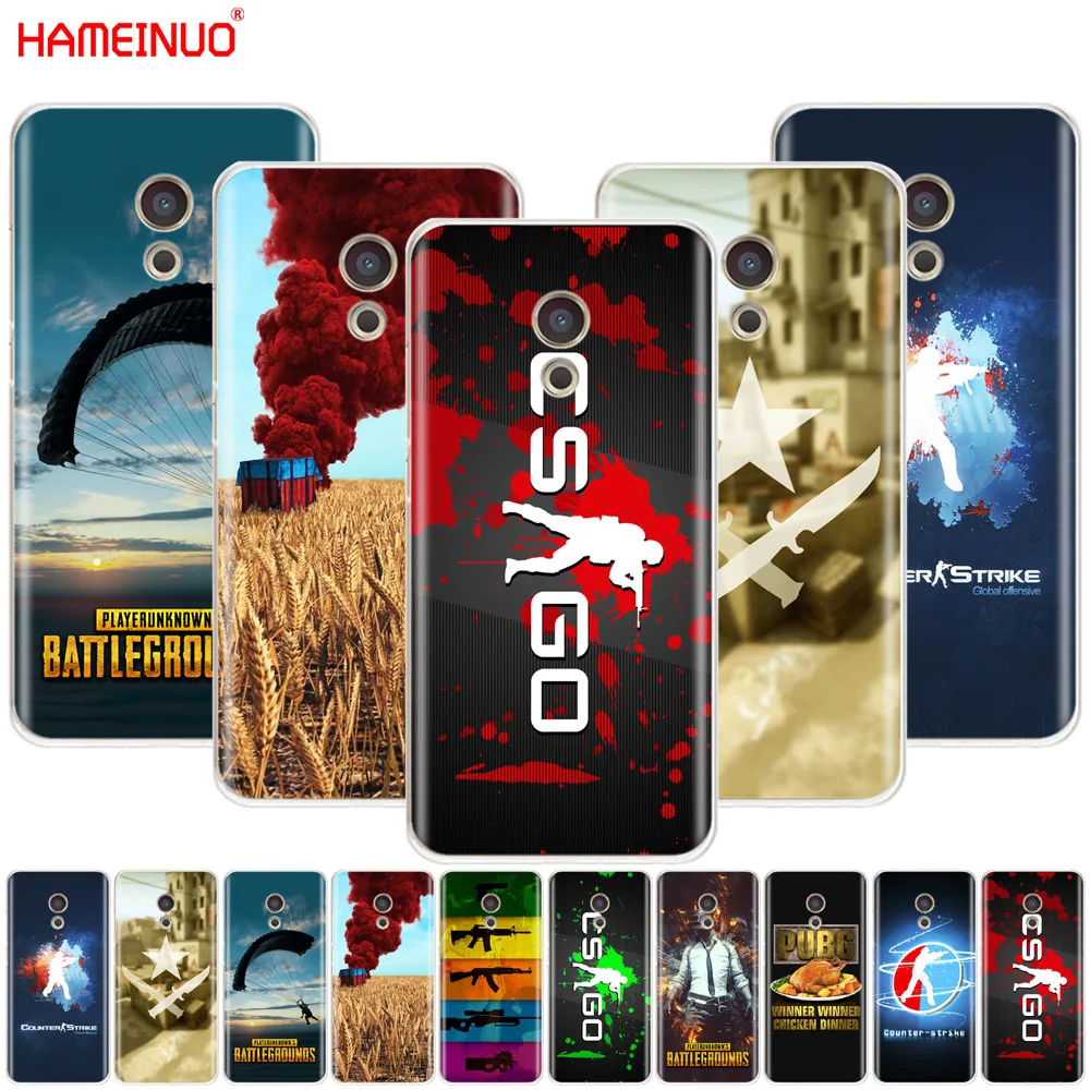 HAMEINUO Counter Strike CS GO и PUBG чехол для телефона для Meizu M6 M5 M5S M2 M3 M3S MX4 MX5 MX6 PRO 6 5 U10 U20 note plus