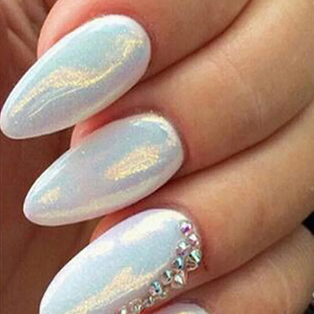 2020 10g/Pack Brand New Mermaid Effect Nail Glitter Powder Art Decoration Magic Shimmer Chrome Acrylic Dust Manicure | Красота и