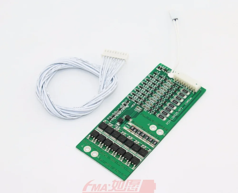 Модуль защитной цепи PCM для 8S 28 8 V 29 6 Li ion Po аккумуляторной зарядки/разрядки BMS 5 30A