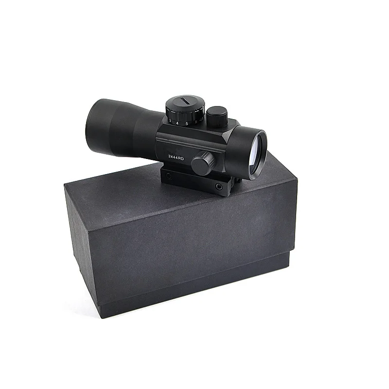 Тактический охотничий прицел Air Red dot 3X44 с красной точкой для крепления на рельсах