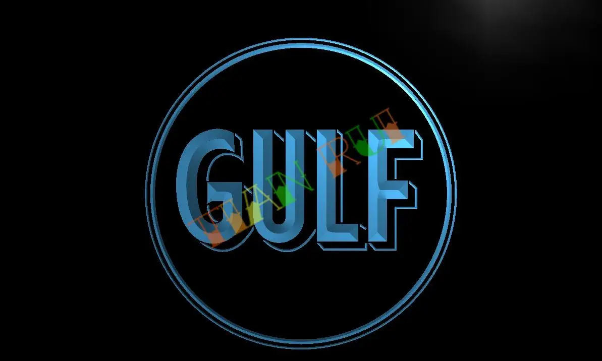 

LG102- Gulf LED Neon Light Sign hang sign home decor crafts