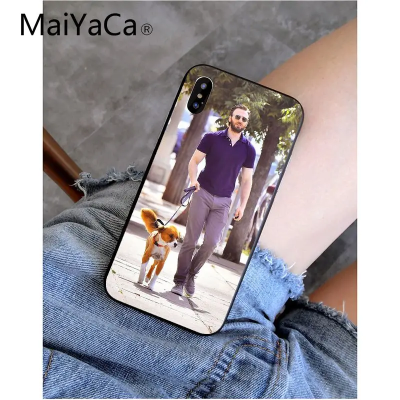 A16 MaiYaCa Chris Evans черный ТПУ Мягкий силиконовый чехол для телефона чехол для Apple iPhone 8 7 6 6S Plus X XS MAX 5 5S SE XR чехол - Цвет: A16