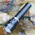 3 * XM-L2 LED T6 LED высокой яркости, водонепроницаемый подводный фонарь для дайвинга, белый свет, вспышка, желтый светильник, фонарик для дайвинга, лампа с батареей 26650