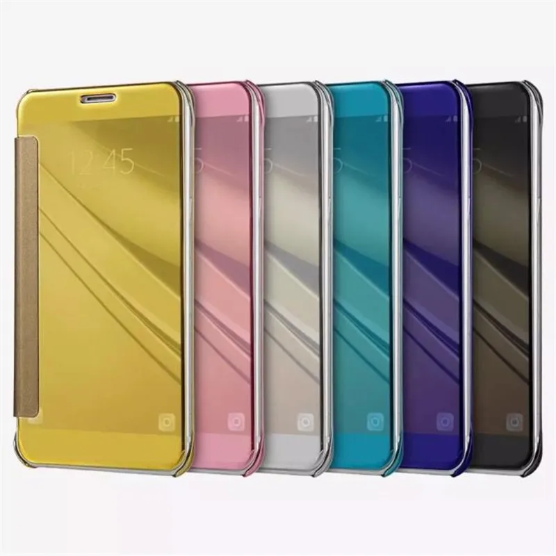 J7 Prime позолота зеркало флип чехол для Samsung Galaxy On7 2016 chrome авто сна задняя крышка|case for