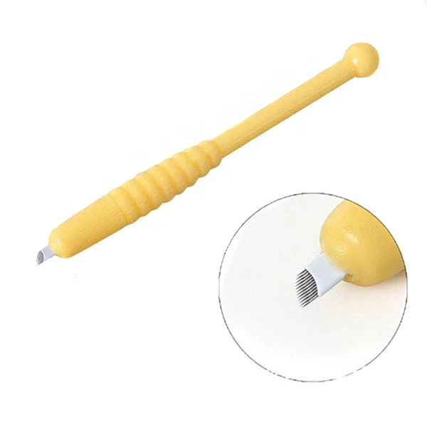 Одноразовая микро ручка для бровей 3 цвета инструмент красоты игла Перманентный