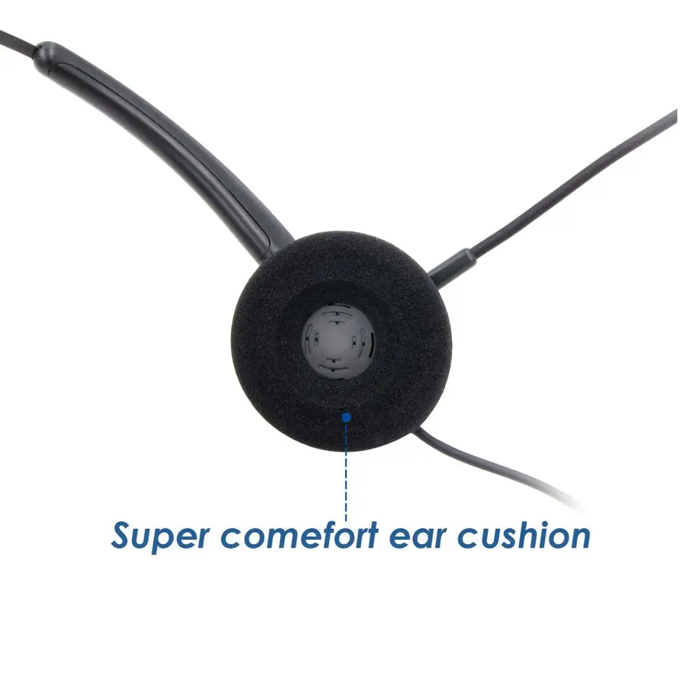 Гарнитура Volune и Mute с разъемом 2 5 мм для беспроводных телефонов Panasonic Polycom Grandstream Cisco