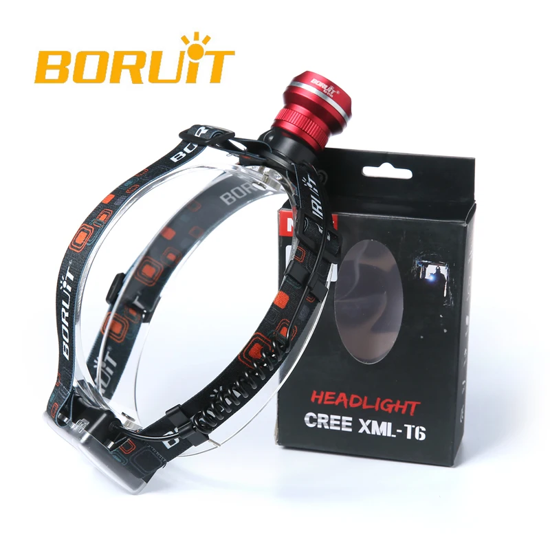 

Boruit XM-L T6 LED 3xAA Zoomable Headlamp red Headlight Head Light Torch Flashlight Camping Fishing Cycling Rock Climbing