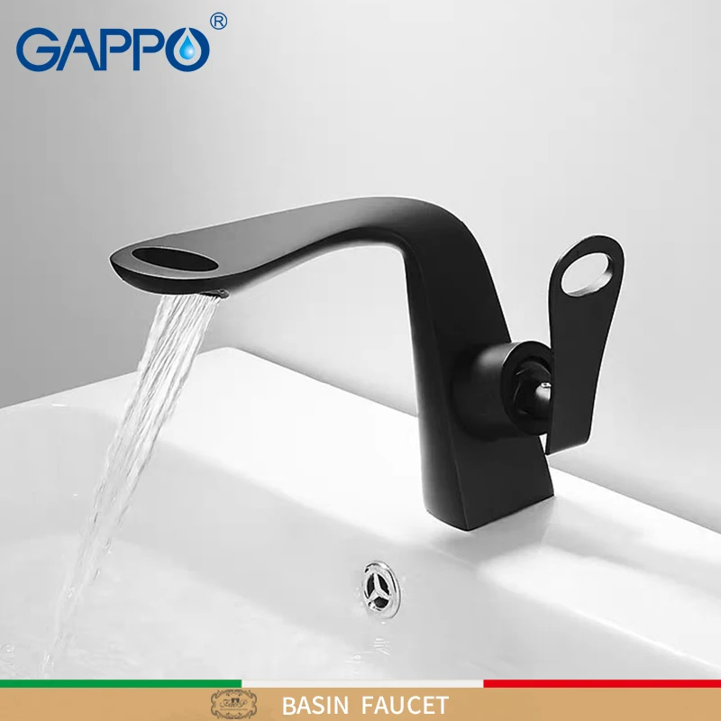 

GAPPO basin faucets basin tap black faucet mixers waterfall faucet for bathroom sink faucet mixer torneira grifo lavabo