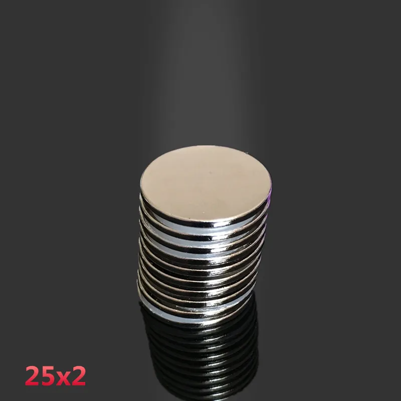 5 шт Неодимовый магнитный диск мощные редкоземельные магниты NdFeB постоянный