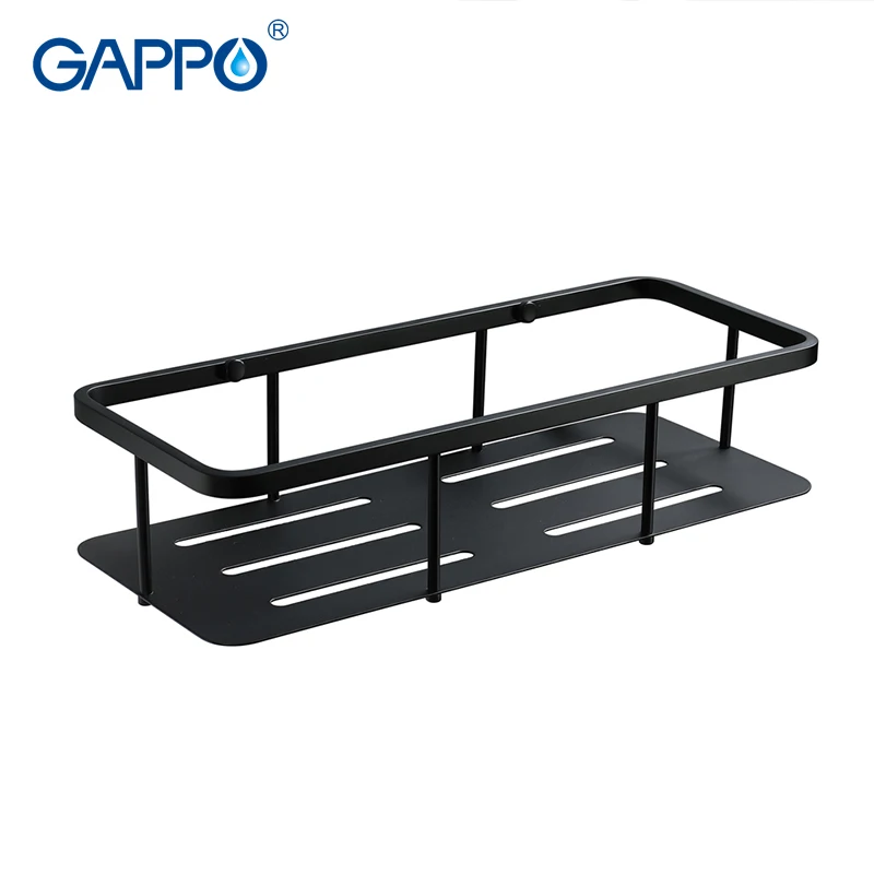 GAPPO корзина для душа настенные аксессуары держатель ванной корзины душа|Полки