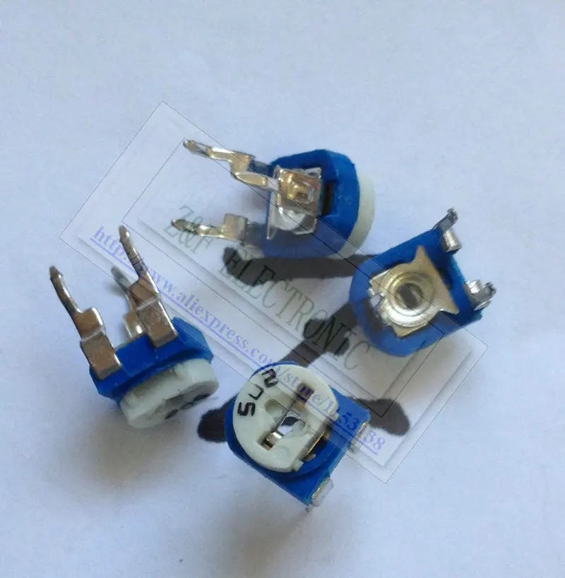 Φ 5K OHM горизонтальный настраиваемый резистор потенциометр RM065-502 502 5 кОм 500 шт./лот |