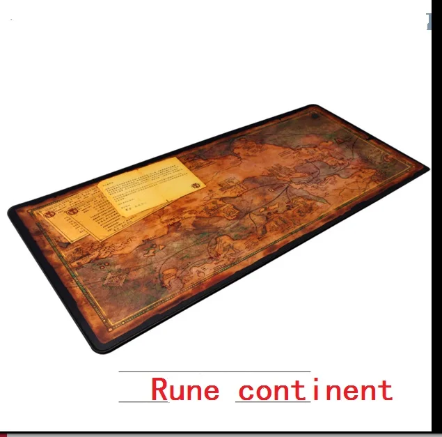 

Super large 900x400mm league of legends Damiar Da rune continent Map rubber mouse pad computer game tablet mouse pad