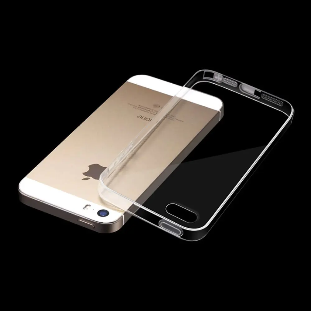 Прозрачный мягкий чехол из ТПУ для Apple Iphone 11 Pro 5 6 6S 7 8 Plus X XS Max XR светло-прозрачный - Фото №1