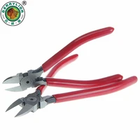 berrylion 56 plastic cutting pliers electrical wire cutting side cable cutters cr v outlet clamp for electrician hand tools