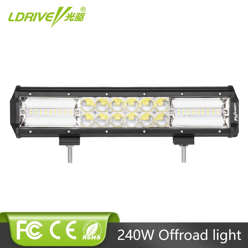 LDRIVE 240 Вт комбинированная Светодиодная панель 12 в 24 В для внедорожника 4x4 4WD
