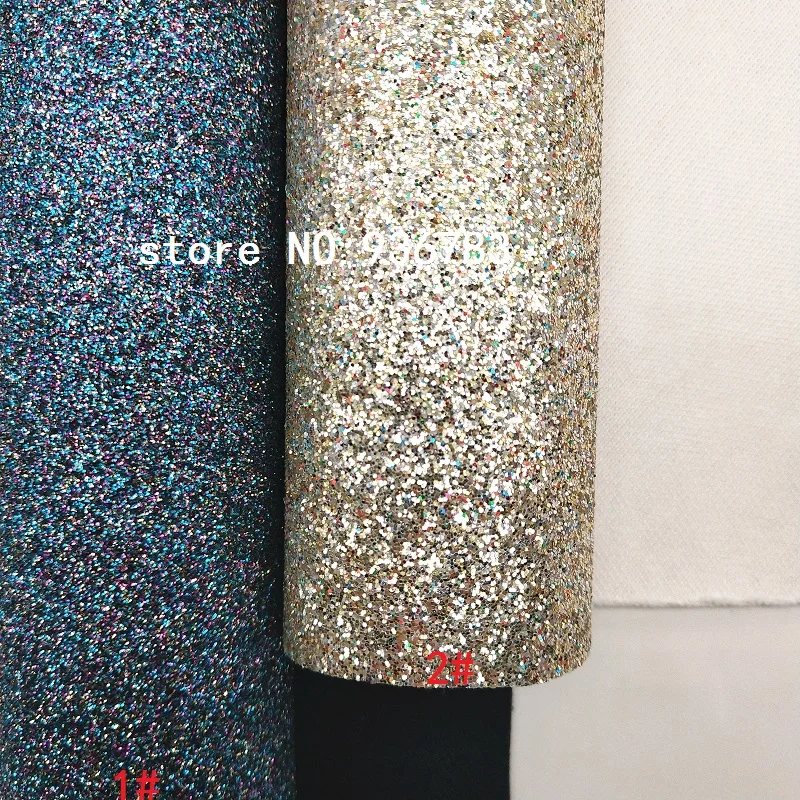 1PCS A4 SIZE 21X29cm Synthetic Leather Chunky Glitter For Bow DIY handbags shoes MK122A | Дом и сад