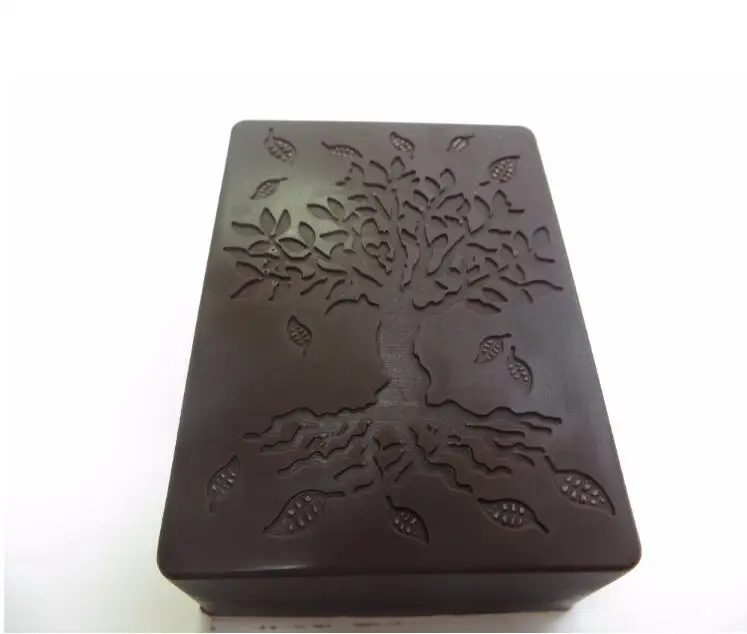 

QT0054 square shape tree stamp handmade soap mold art pattern chocolate mould DIY silicone soap molds pudding jelly candle clay