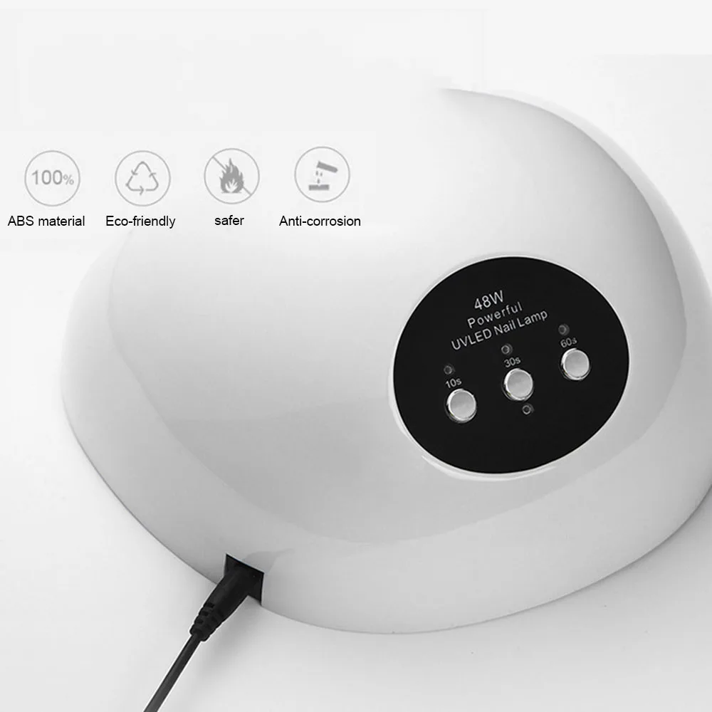 Aiboduo Сушилка для ногтей 48 Вт УФ светодиодный светильник гель лак отверждения