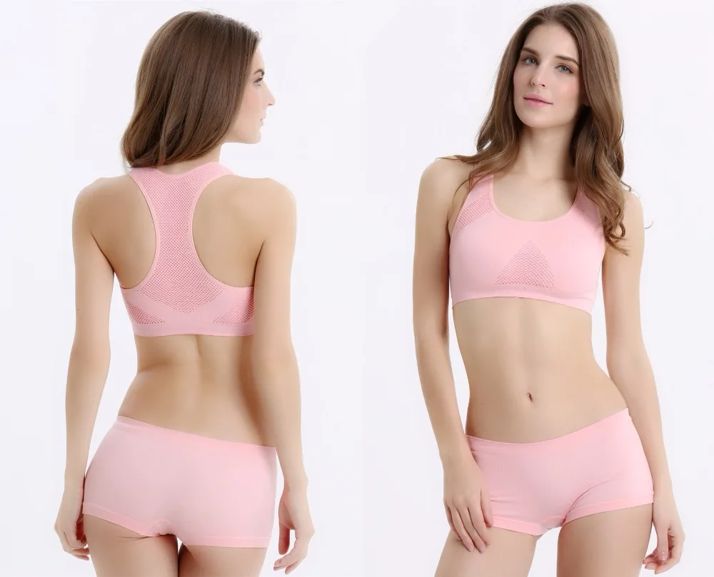 5 Colors NEW Womens Sporter Bra Fitness Yogi Running Underwear Padded Crop Tops Underwear No Wire-rim Female top bras
