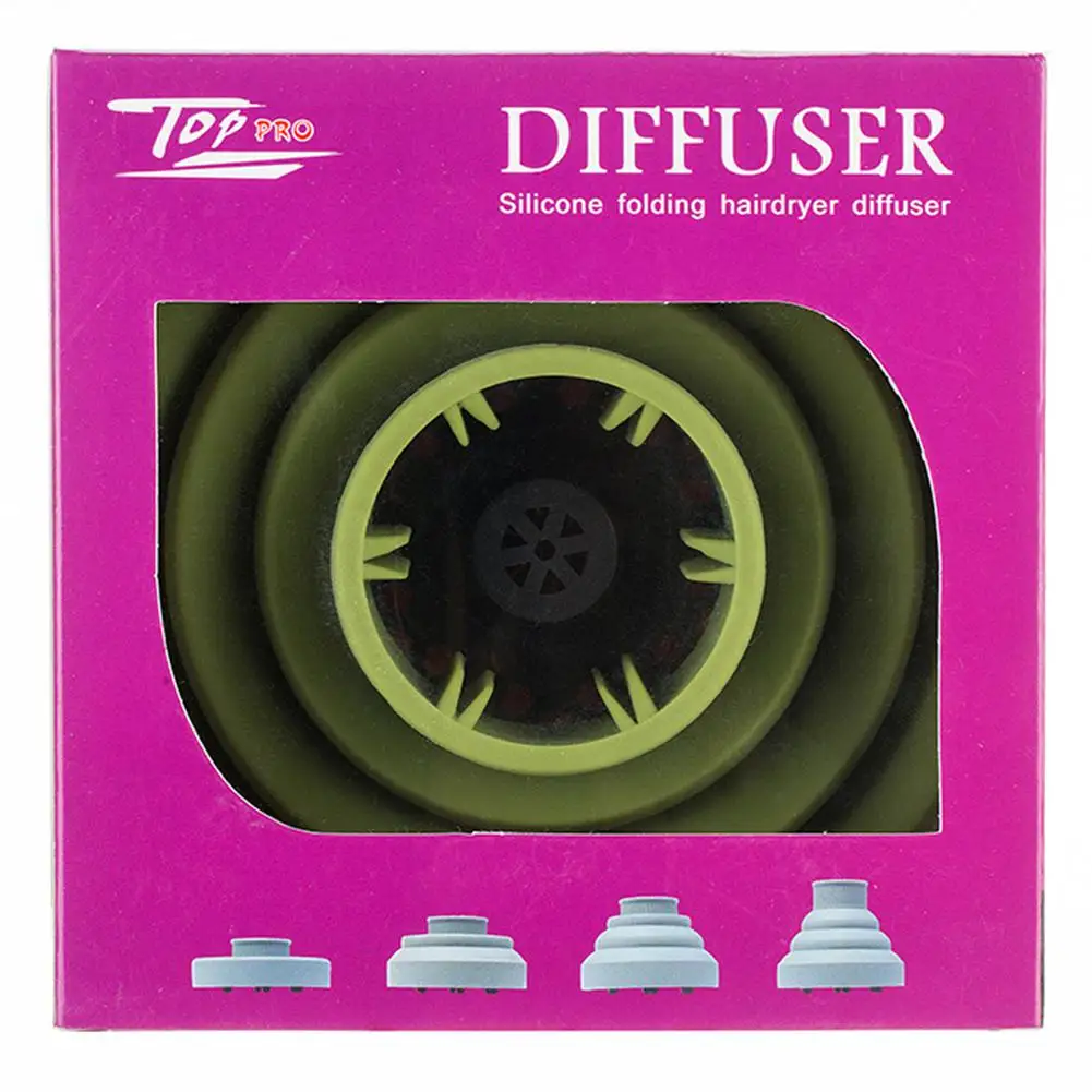 Профессиональный складной силиконовый фен для волос Adoolla термораспылитель