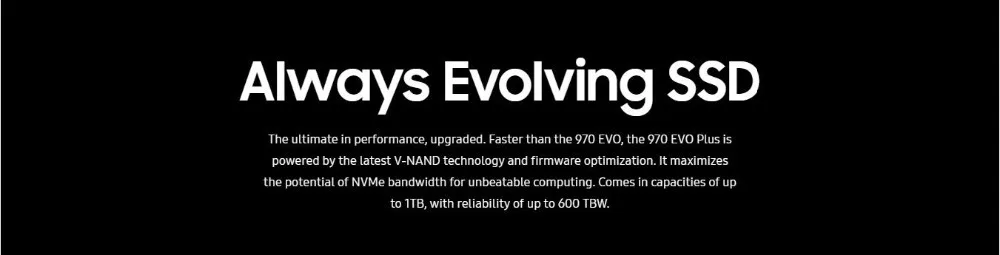 Samsung Ssd M.2 1 ТБ 250gb 500gb 970 Evo Plus Nvme Внутренний твердотельный диск Жесткий диск M2 2280 Mlc Pcie Gen 3,0X4, Nvme 1,3