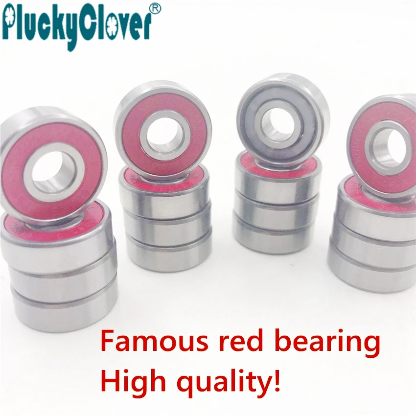 10 шт. PluckyClover 608 RS ABEC9 Beaing роликовые подшипники для катания на коньках быстрая