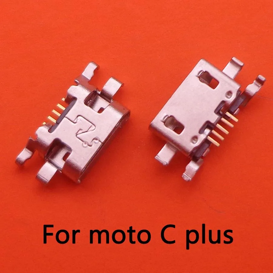 100 шт. Micro usb зарядная док-станция порт Разъем для Moto C PLUS XT1723 XT1724