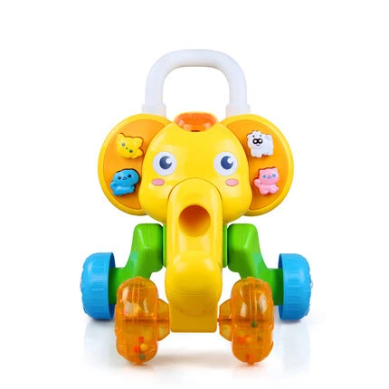 Бесплатная доставка Музыкальный ходунки с колесами сидеть стоя обучения и