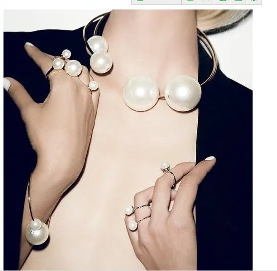 1 шт. модные открытые кольца с искусственным жемчугом для женщин золотистые