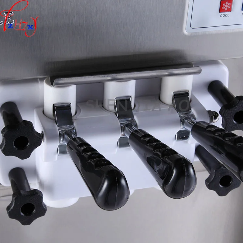 Коммерческая Трехцветная машина для мягкого мороженого из нержавеющей стали