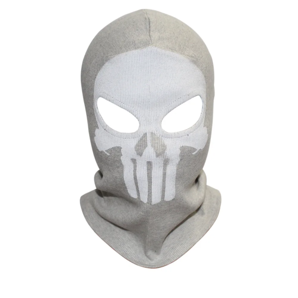 light grey Mr Hunkle маски косплей костюм Балаклава шапки Пейнтбол WarGame Хэллоуин тактический страйкбол Призрак Череп Полный маска для лица - Цвет: light grey