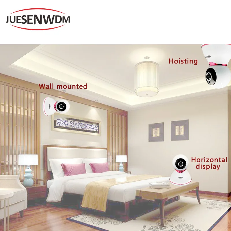 JUESENWDM 1080P CCTV Распознавание лиц Wifi ip камера PTZ Беспроводная сетевая система
