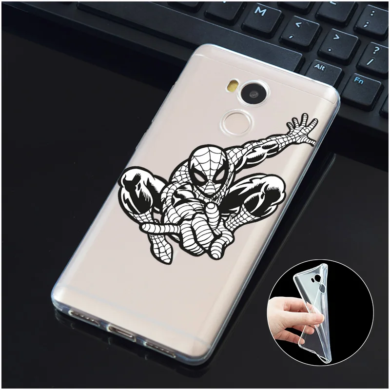 DREAMFOX M530 Lone Spiderman Мягкий ТПУ силиконовый чехол для Xiaomi Redmi Note 3 4 5 Plus 3S 4A 4X 5A Pro Global |
