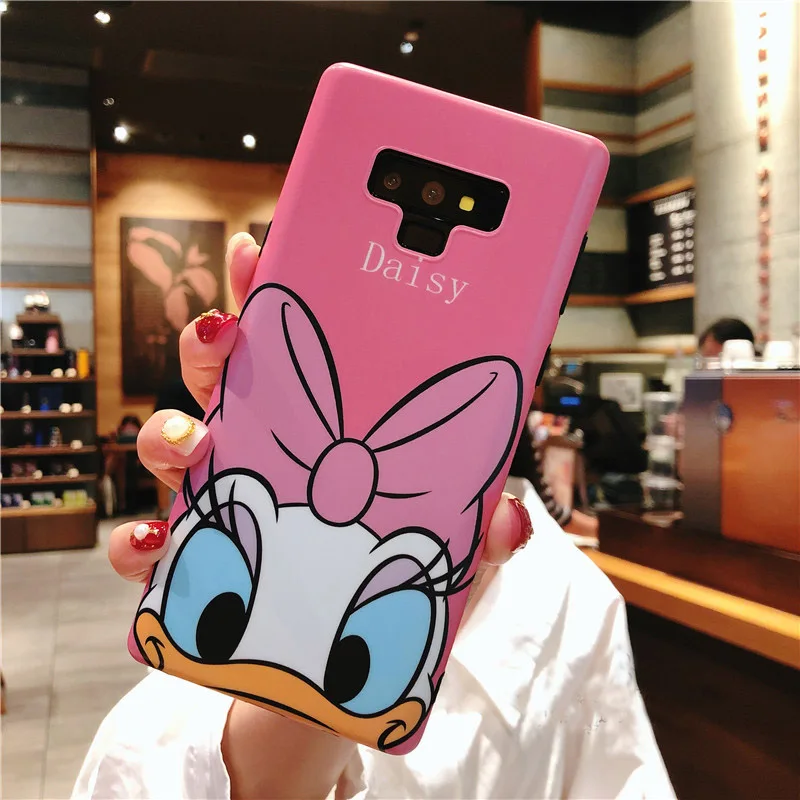 Чехол с рисунком Sam Note 9 милый мягкий чехол для телефона Дейзи Дональд дак samsung Galaxy