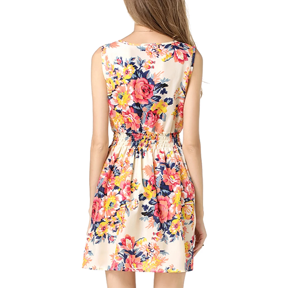 Женский Шифоновый Сарафан винтажный сарафан в клетку с геометрическим принтом