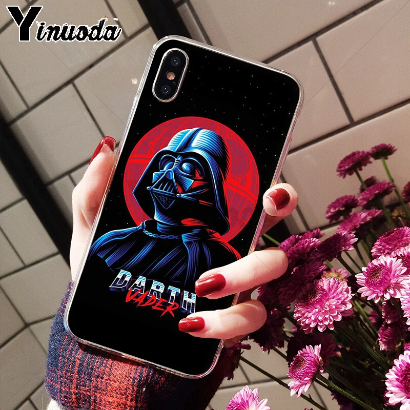 Yinuoda Дарт Вейдер Звездные войны ТПУ чехол для телефона iPhone 8 7 6 6S Plus 5 5S SE XR X XS MAX Coque