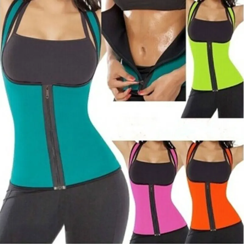 Неопрен Body Shaper для похудения талии тренер жилет Для женщин Корректирующее бельё для женщин
