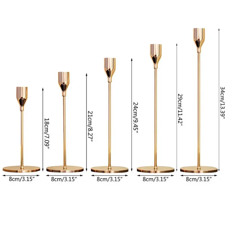 Элегантный Подсвечник простой дизайн свадебные украшения Клубные вечеринки