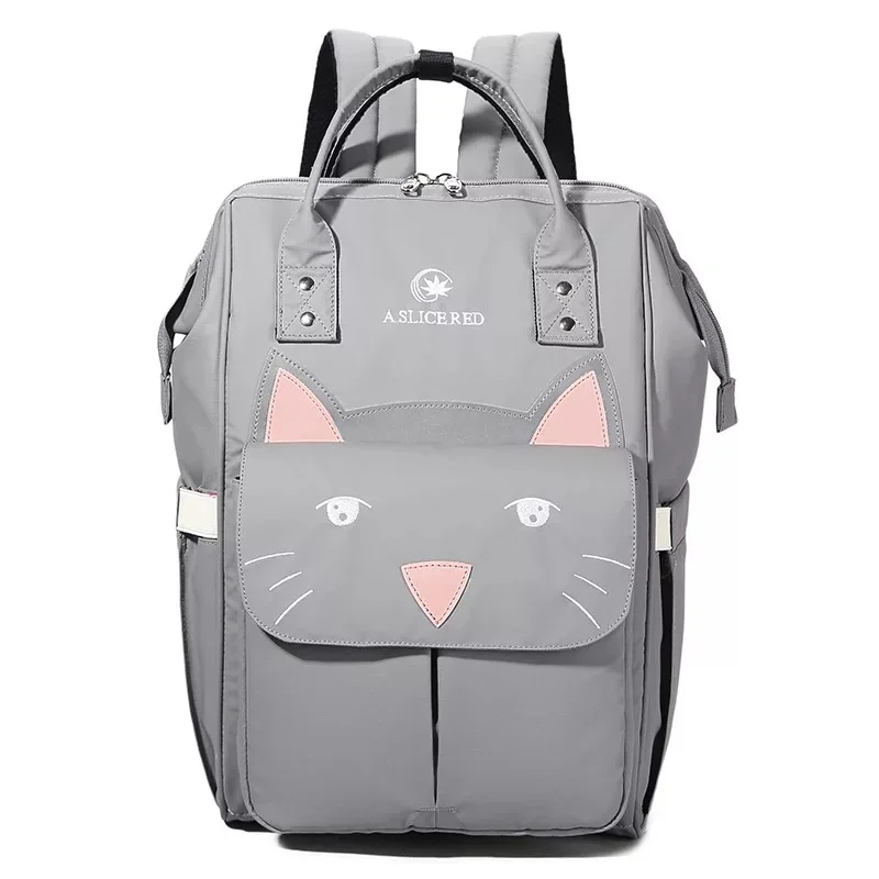 big eyes gray Коляска для мамы и ребенка, дорожная сумка для мам, сумка для подгузников, рюкзак+ ремни для коляски+ сумка для бутылочек - Цвет: big eyes gray