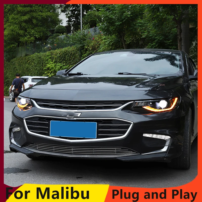 Автомобильный Стайлинг для Malibu фары 2016 2018 светодиодный задний фонарь DRL