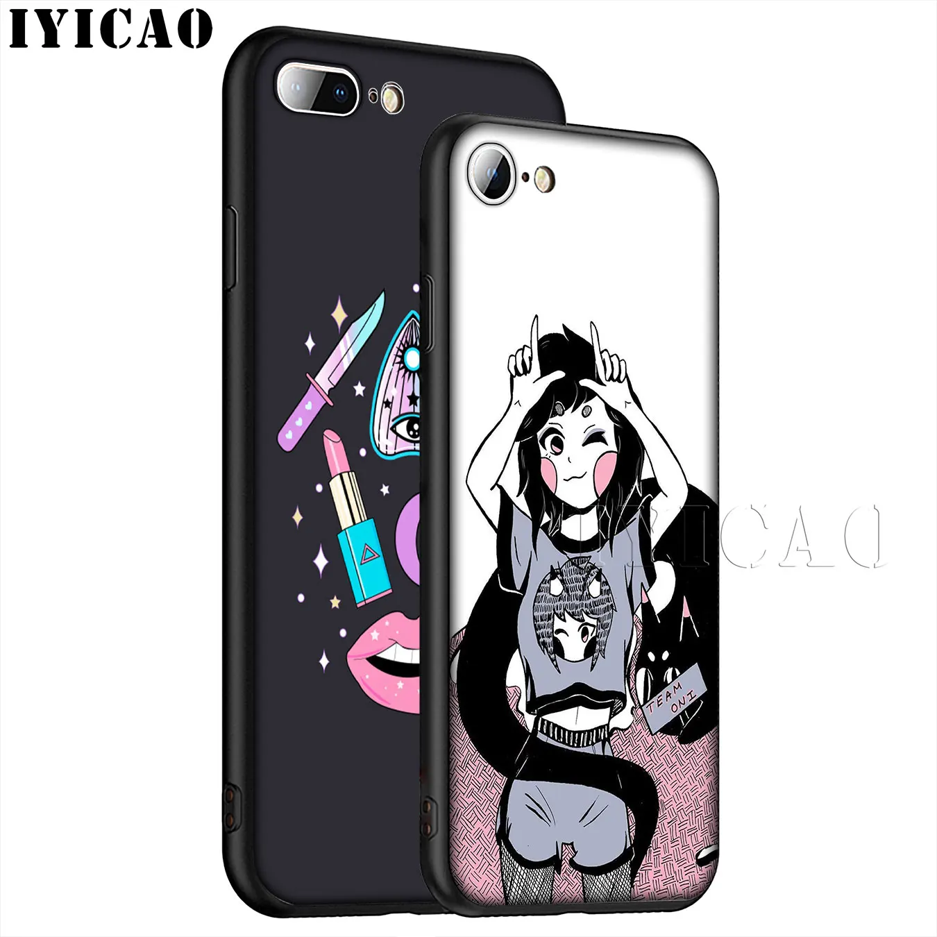 IYICAO Girly Pastel Witch Goth Мягкий силиконовый чехол для телефона iPhone XR X XS 11 Pro Max 6 6S 7 8 Plus 5 5S SE