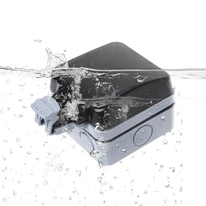 220-250V UK Standard Outdoor Wall Switch Socket IP66 Weather&ampDust Proof Power Outlet |