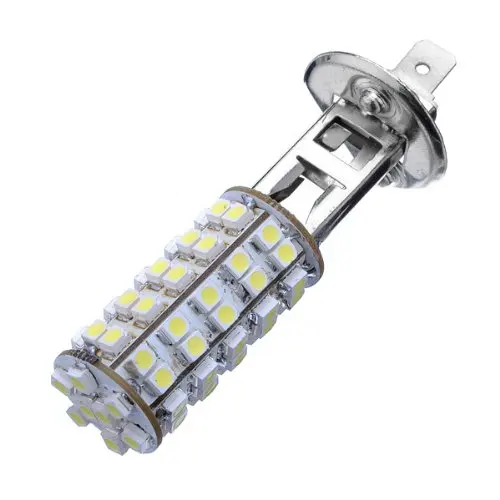 Лампа Модель H1 с 68 светодиодами 3528 светильники Super Branca 6000k Farol de Neblina Luz posicao Milha |