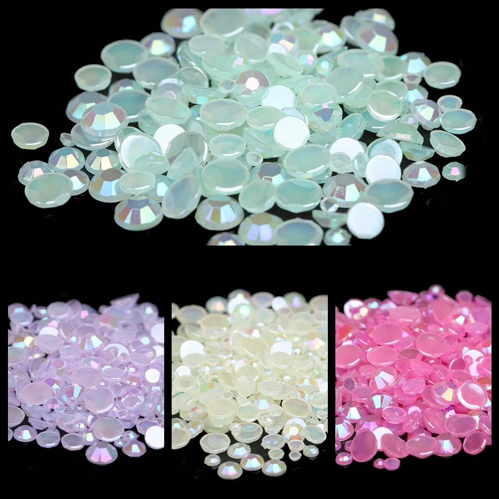 

1.5mm 10000pcs AB Colors Nail Rhinestones for Shoes Clothing Decorations High Shine Sparkling Fashion Nail Art Decorations